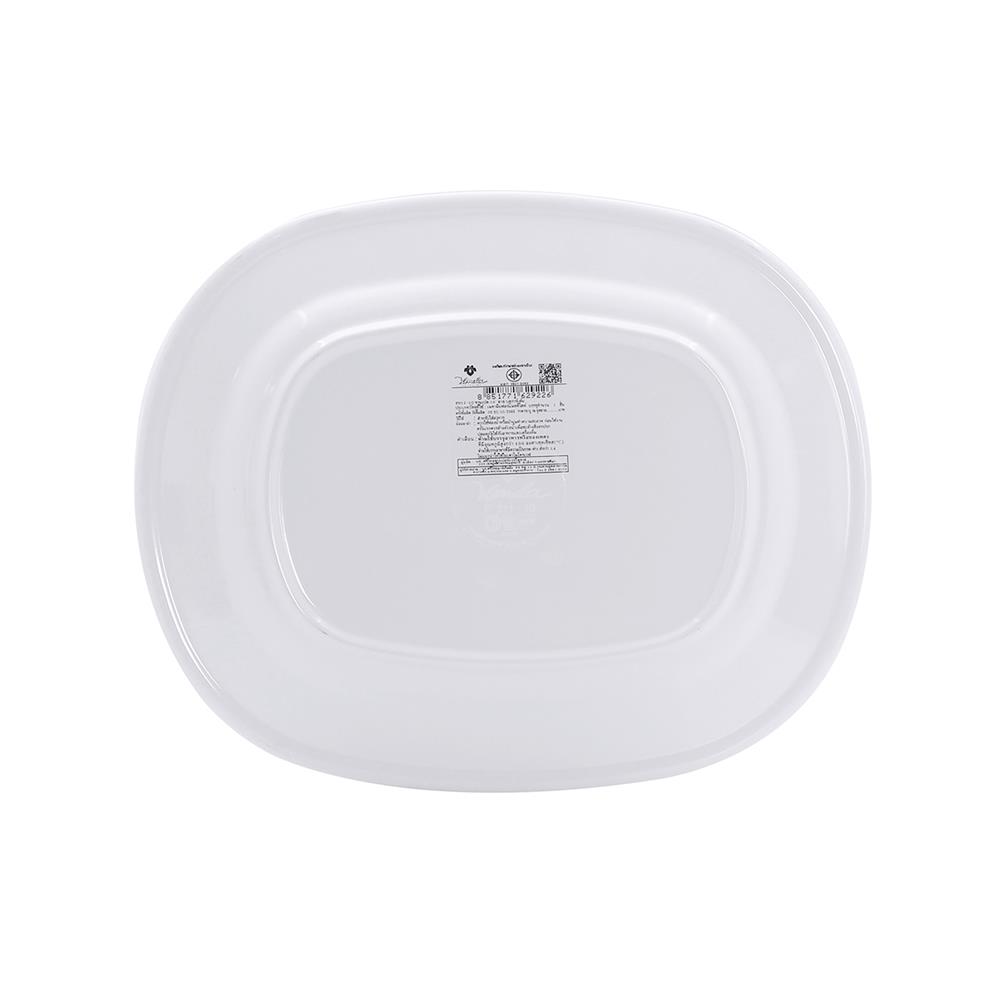 จานเมลามีนเปลเหลี่ยม 10 นิ้ว VANDA BLUE GARDEN