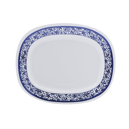 จานเมลามีนเปลเหลี่ยม 10 นิ้ว VANDA BLUE GARDEN_2