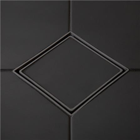 ตะแกรงกันกลิ่นแบบปูกระเบื้อง SUPER DRAIN 5.3 นิ้ว สีดำ/เทา_2