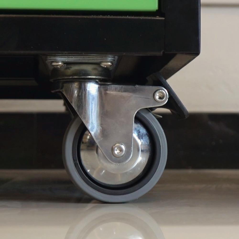 ตู้เหล็กบานผสม 2 ลิ้นชัก SURE TMBS-122 สีเขียว