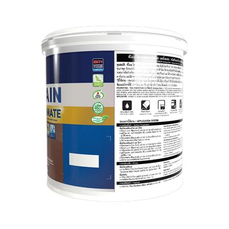 สีย้อมพื้นไม้ TOA FIBERSTAIN ULTIMATE DC700 สีมะฮอกกะนี ทึบแสงกึ่งเงา 1 แกลลอน_3