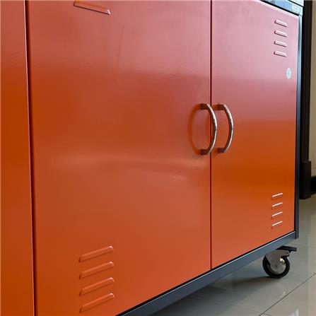 ตู้เหล็ก 4 บานเปิด SURE TMBU-180 สีส้ม_1