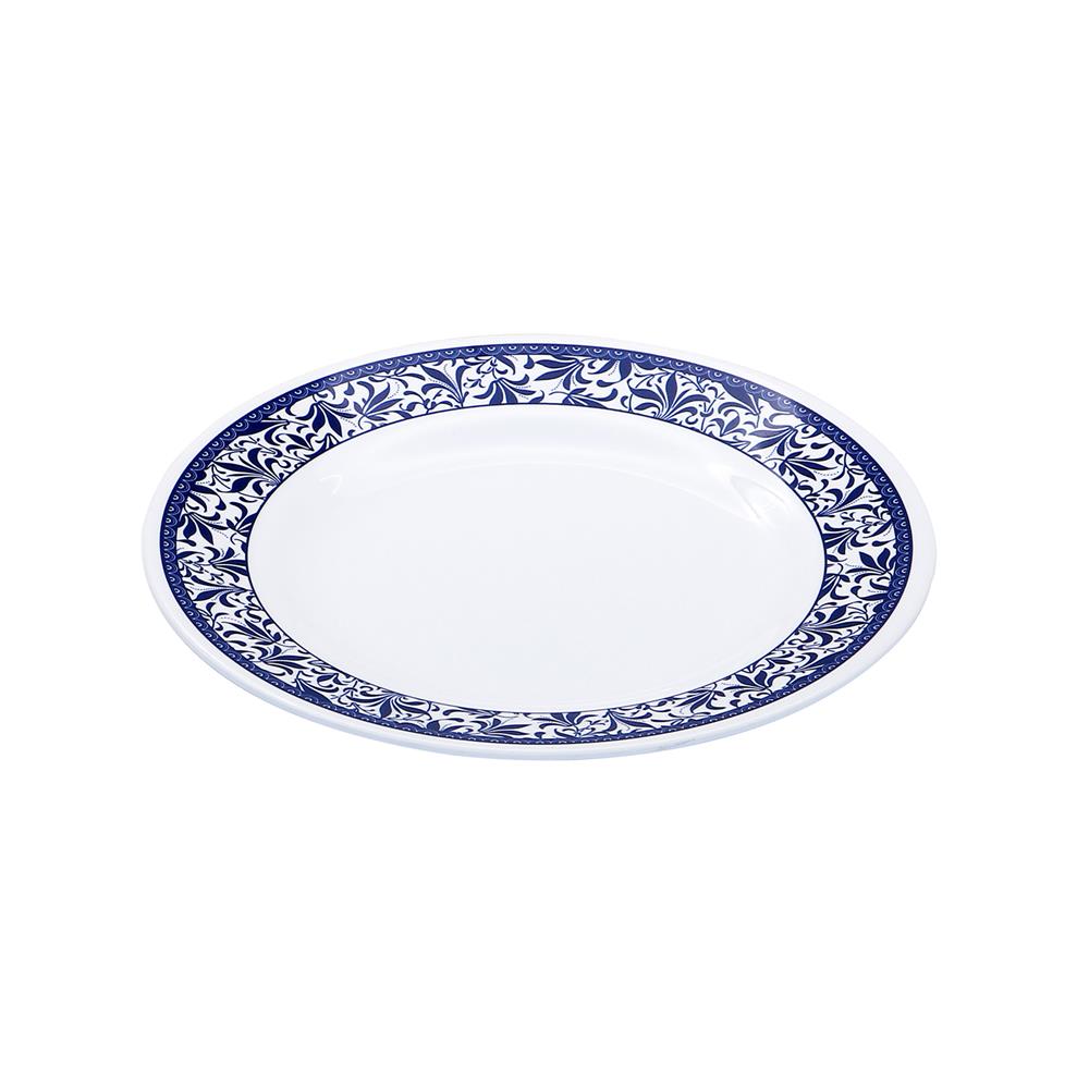 จานเมลามีนตื้น 8 นิ้ว VANDA BLUE GARDEN