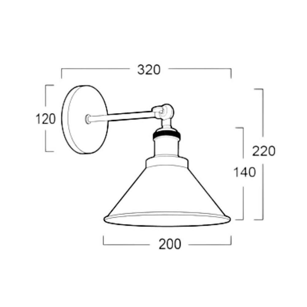 ไฟกิ่งภายใน LUMAX 01-02774 สีดำ/ทอง 1 หัว