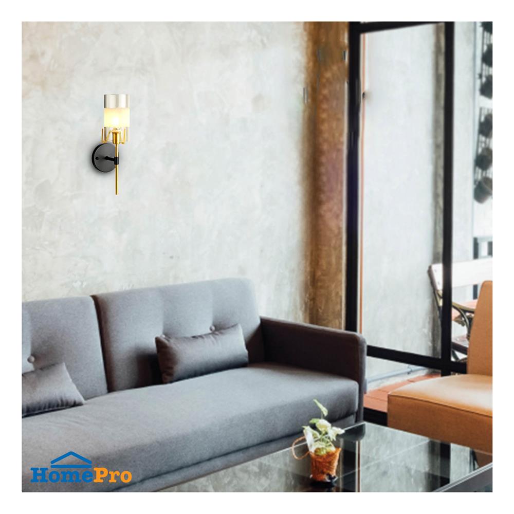 ไฟกิ่งภายใน LUMAX 01-02737 สีใส/ทอง/ดำ 1 หัว