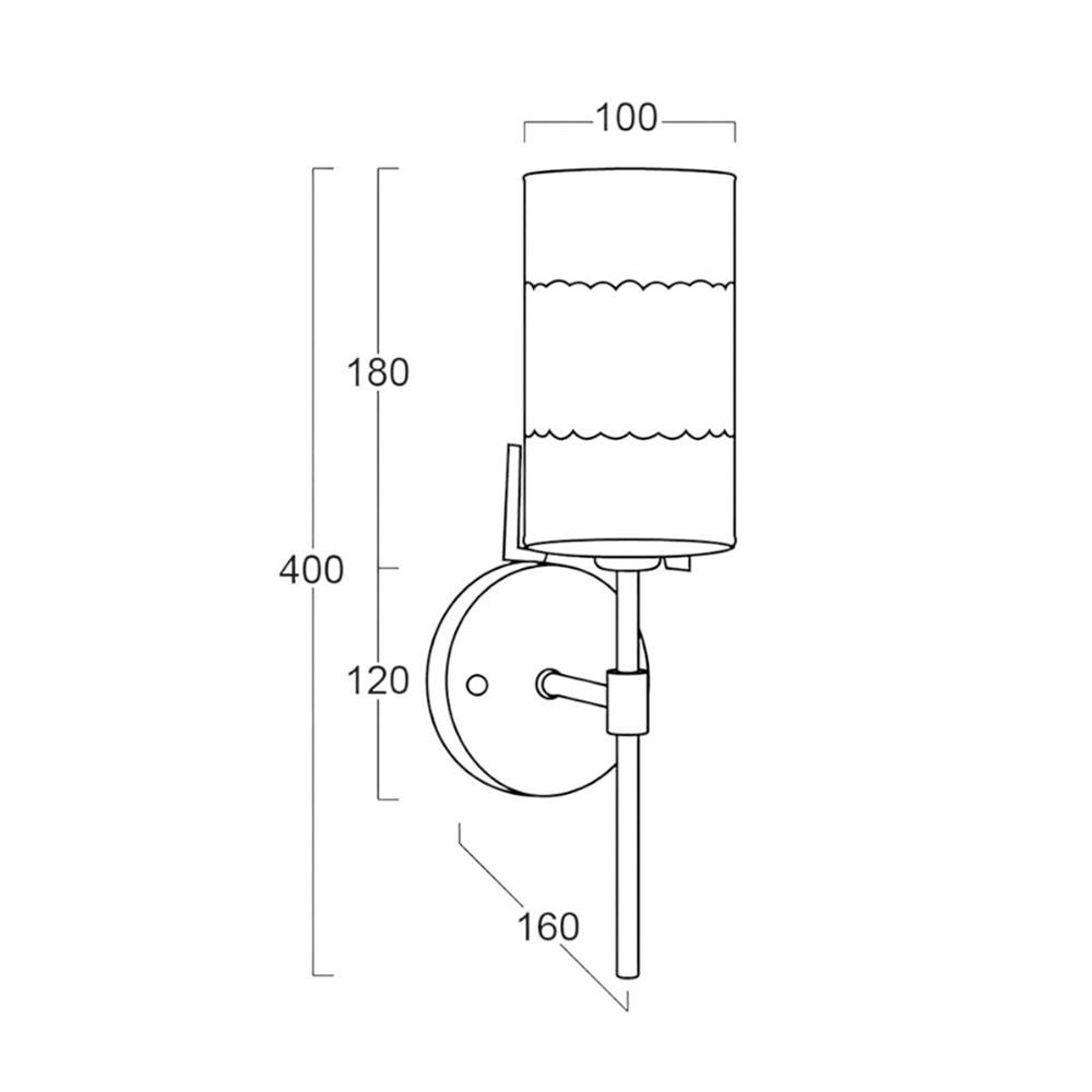 ไฟกิ่งภายใน LUMAX 01-02737 สีใส/ทอง/ดำ 1 หัว