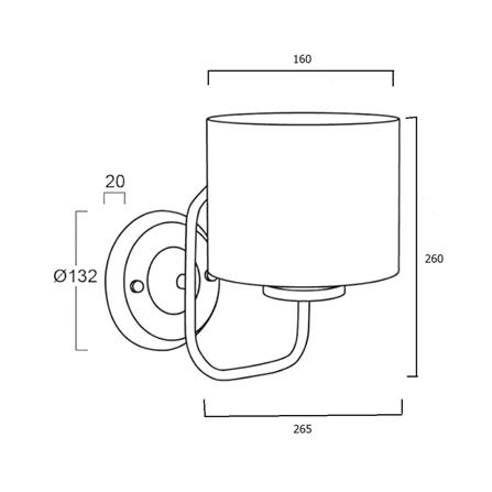 ไฟกิ่งภายใน LUMAX 01-02745 สีขาว/ทอง/ดำ 1 หัว_2