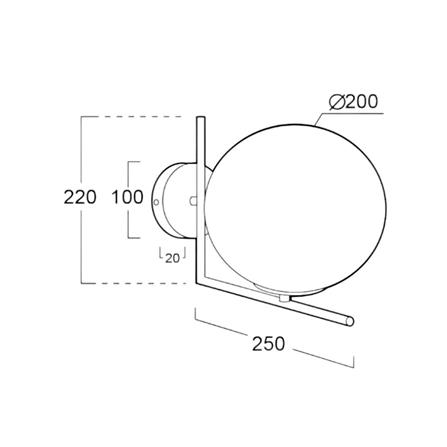 ไฟกิ่งภายใน LUMAX 01-02857 สีขาว/ทอง 1 หัว_2