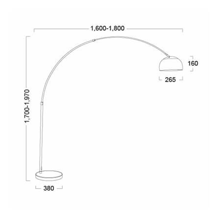 ไฟตั้งพื้น LUMAX 01-02959 สีเงิน/ดำ 1 หัว_4