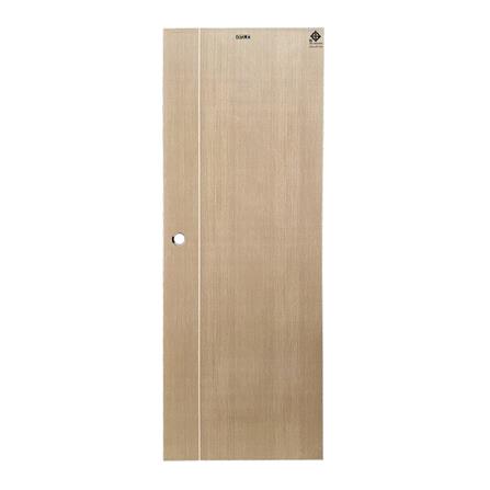 ประตูห้องน้ำ UPVC AZLE WB1 70X200 ซม. สีน้ำตาล เจาะลูกบิด_0