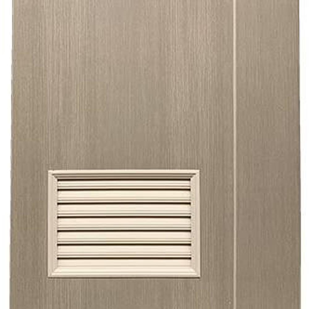 ประตูห้องน้ำ UPVC เจาะลูกบิด AZLE WB2 70x200 ซม. สี WHITE/GREY