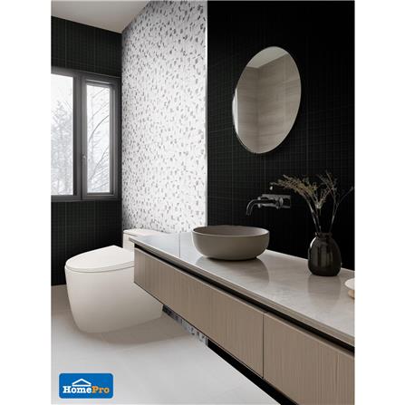 กระเบื้องผนัง 25x40 ซม. COTTO มิลค์ ดำ (HYG) PM 1 ตร.ม._3