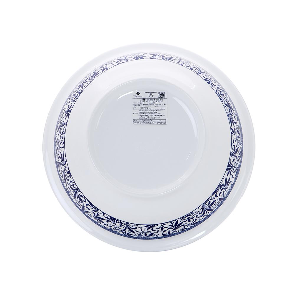 โถข้าวพร้อมฝาเมลามีน 10 นิ้ว VANDA BLUE GARDEN