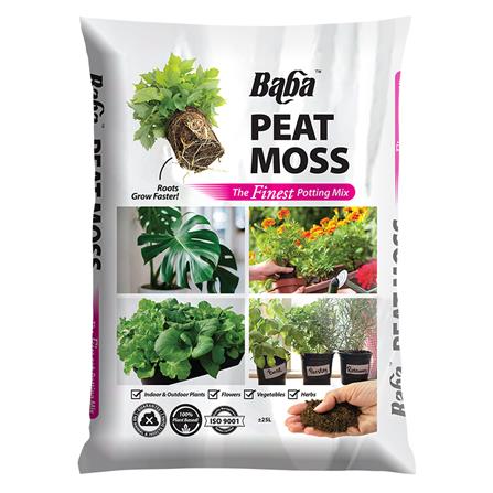 พีทมอสปลูกพืชทั่วไป BABA 25 ลิตร_0