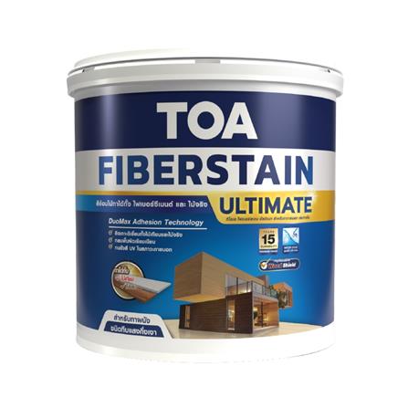 สีย้อมไม้ TOA FIBERSTAIN ULTIMATE WC200 สีไม้แดง ทึบแสงกึ่งเงา 1 แกลลอน_0