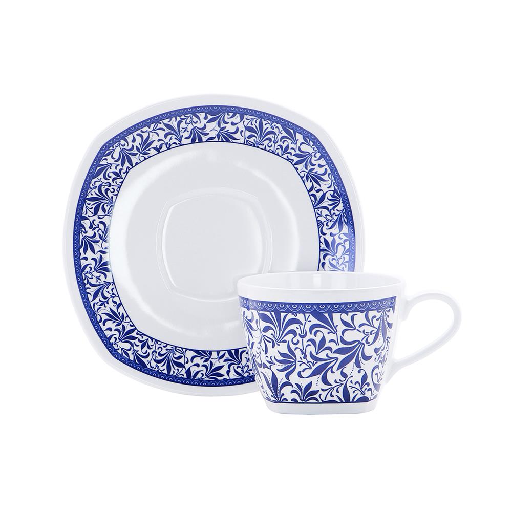 ชุดถ้วยกาแฟเมลามีน 300 มล. VANDA BLUE GARDEN