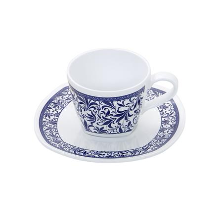 ชุดถ้วยกาแฟเมลามีน 300 มล. VANDA BLUE GARDEN_1