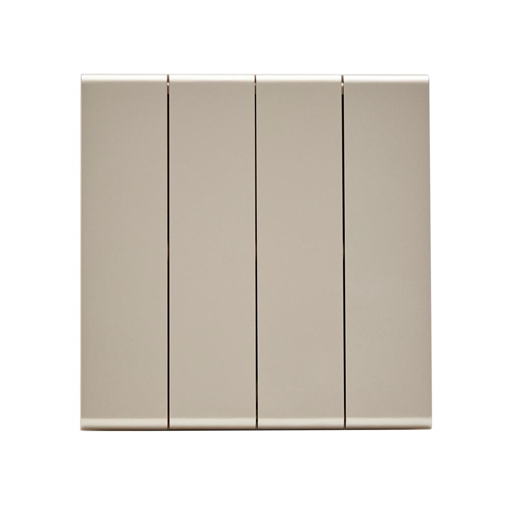 ชุดสวิตซ์ 1 ทาง 4 ช่อง SAHN D041-G สีทอง_1