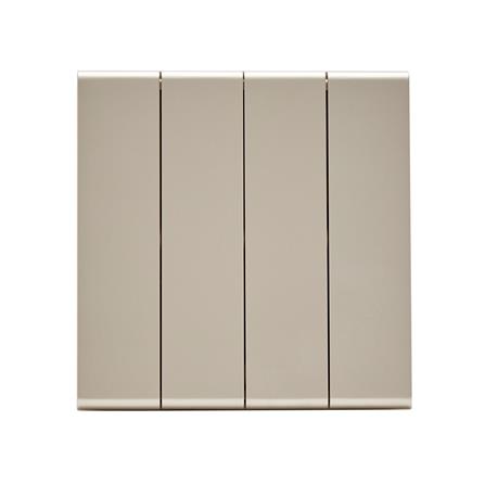 ชุดสวิตซ์ 1 ทาง 4 ช่อง SAHN D041-G สีทอง_0