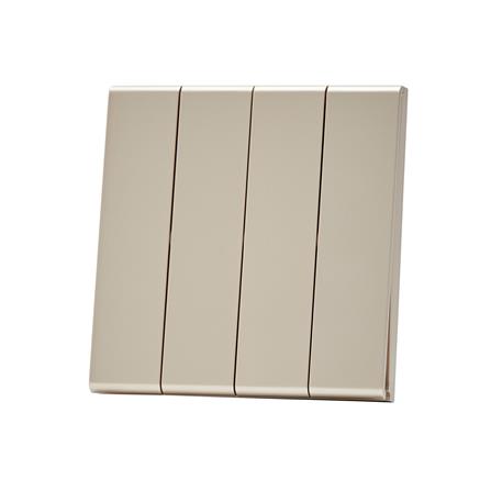 ชุดสวิตซ์ 1 ทาง 4 ช่อง SAHN D041-G สีทอง_2