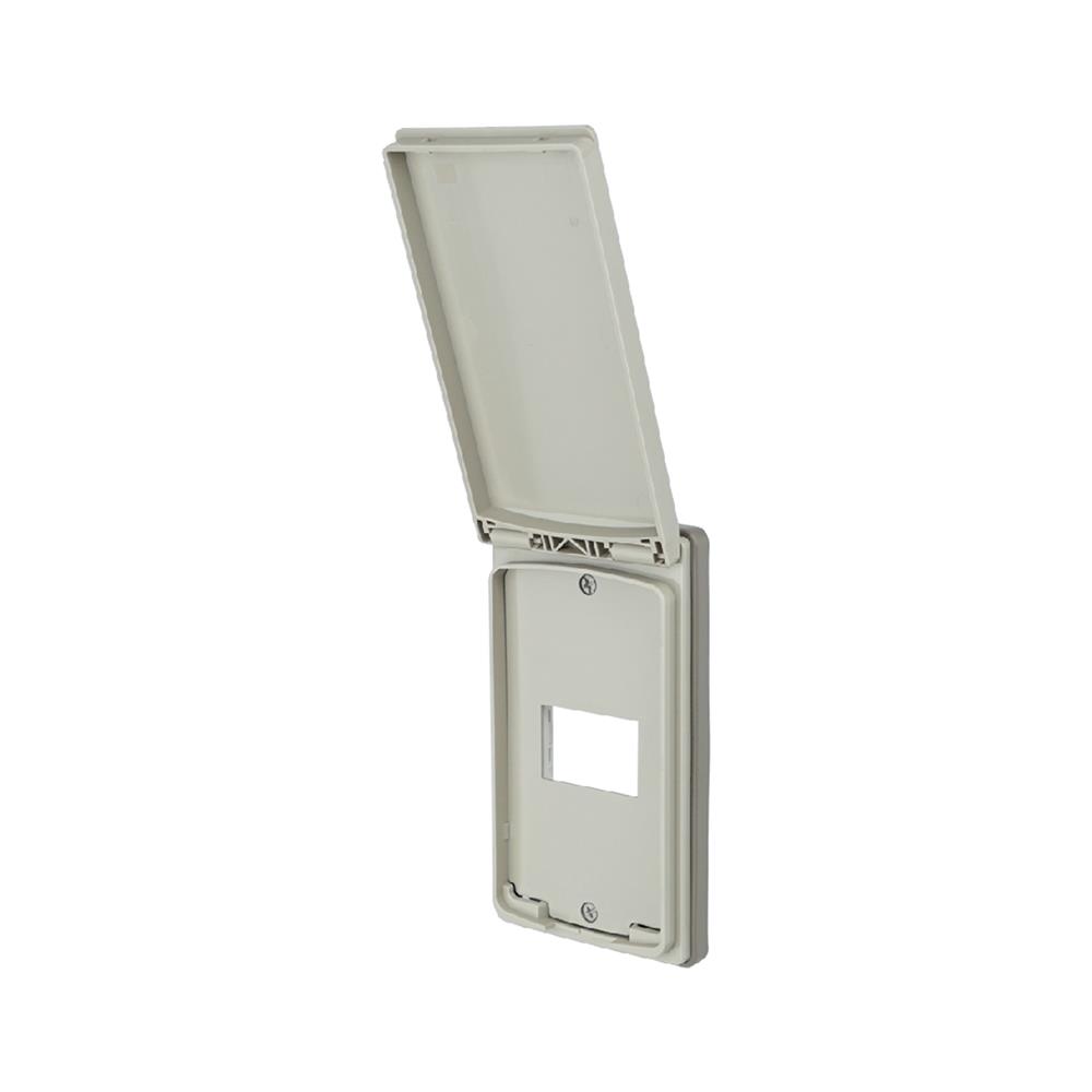 หน้ากากกันน้ำ 1 ช่อง PANASONIC WEG7901K สีครีม