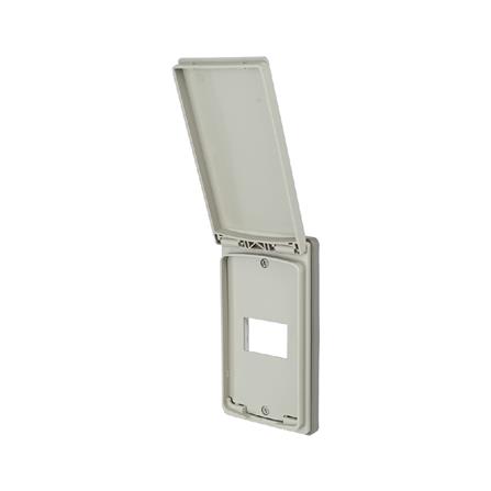 หน้ากากกันน้ำ 1 ช่อง PANASONIC WEG7901K สีครีม_2