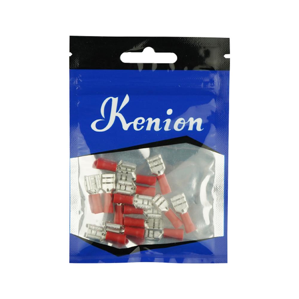 หางปลาเสียบตัวเมีย KENION RF250-MT 1.5 ตร.มม. สีแดง