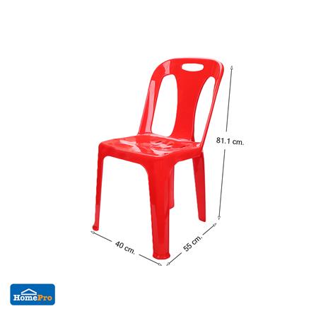 พวงหรีดเก้าอี้พลาสติก SPRING 320 สีแดง แพ็ก 6 ตัว_5