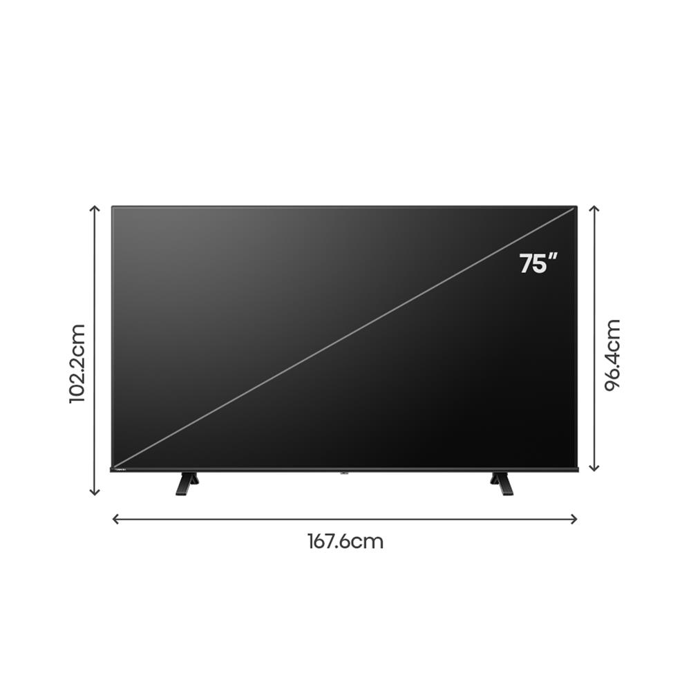 ทีวีแอลอีดี 75 นิ้ว TOSHIBA (4K, LED, GOOGLE TV) 75C350NP