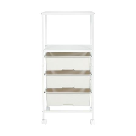 ชั้นลิ้นชัก 3 ชั้น STACKO BOSE 40.8x33.5x90.3 ซม. สีขาว_2