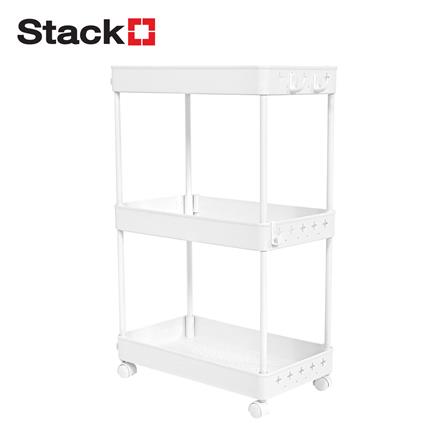 ชั้นวางของ 3 ชั้น STACKO BOSE 39x22x61.3 ซม. สีขาว_0