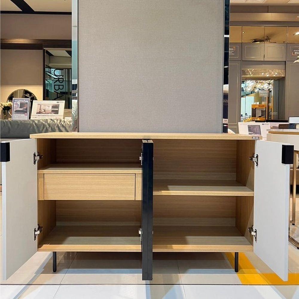 ตู้วางทีวี SB FURNITURE WHIZ 19228162 118.4 ซม. สีเทาอ่อน