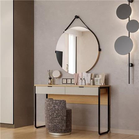 โต๊ะเครื่องแป้ง SB FURNITURE WHIZ 19228160 119.8 ซม. สีเทาอ่อน_3