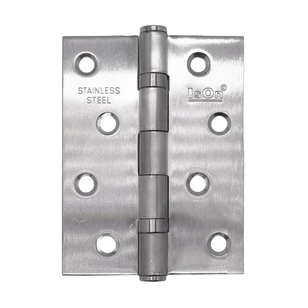 บานพับ 4x3 นิ้ว x 2.2 มม. ISON 211413 สีสเตนเลส (แพ็ก 3 ชิ้น) 1 แถม 1