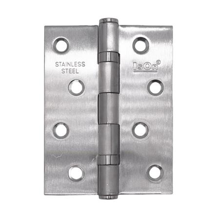 บานพับ 4x3 นิ้ว x 2.2 มม. ISON 211413 สีสเตนเลส (แพ็ก 3 ชิ้น) 1 แถม 1_0