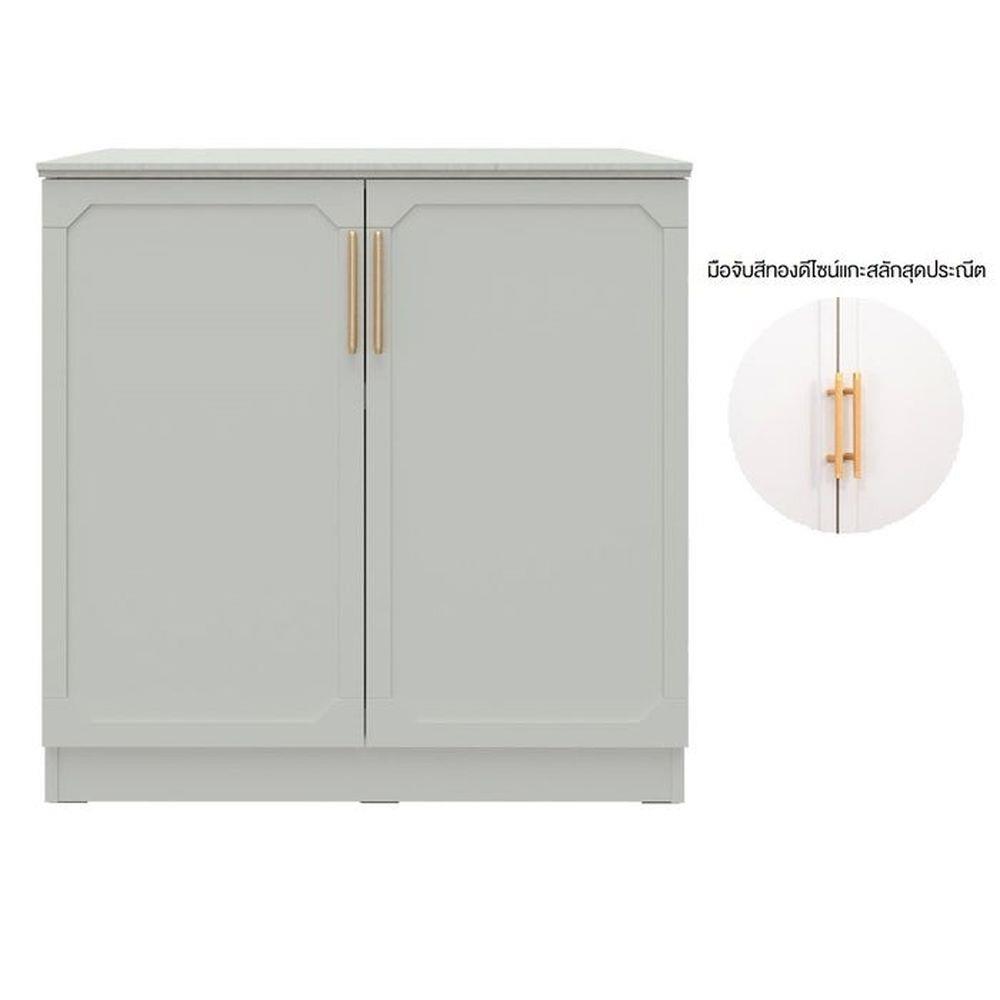 ตู้วางรองเท้า SB FURNITURE QUINN 19228846 80 ซม. สี MAGIC GREY