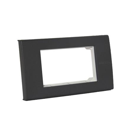 หน้ากาก 3 ช่อง BTICINO BAMBOO SAE2203TGR สีดำ_1