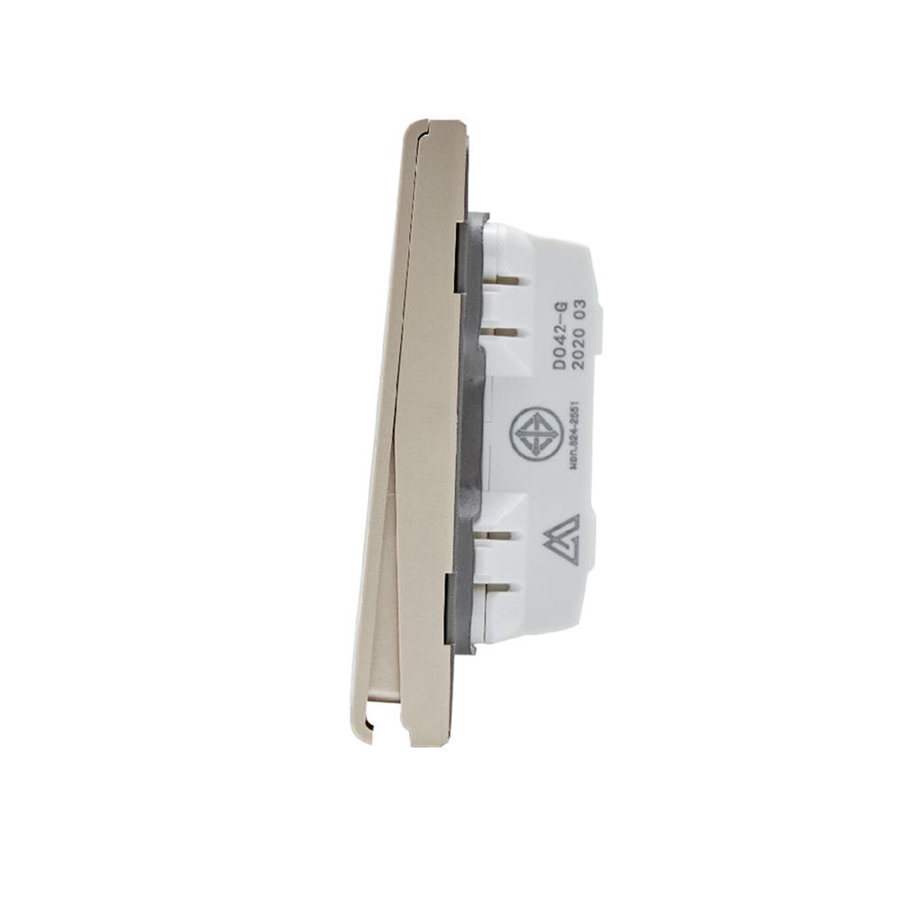 ชุดสวิตซ์ 2 ทาง 4 ช่อง SAHN D042-G สีทอง