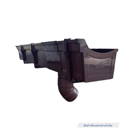 รางน้ำฝนไวนิล THAPHOL 3 ม. สีน้ำตาล_1