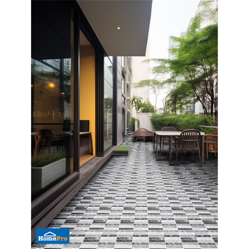 กระเบื้องพื้น 12x12 นิ้ว DURAGRES ทีโม เทา A 1 ตร.ม.