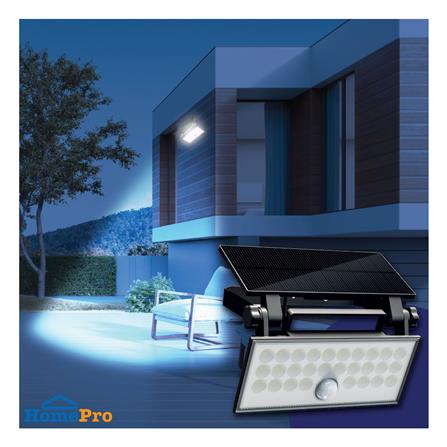 ไฟผนังภายนอก SOLAR BEC WING2-BK 25 วัตต์ DAYLIGHT สีดำ_4