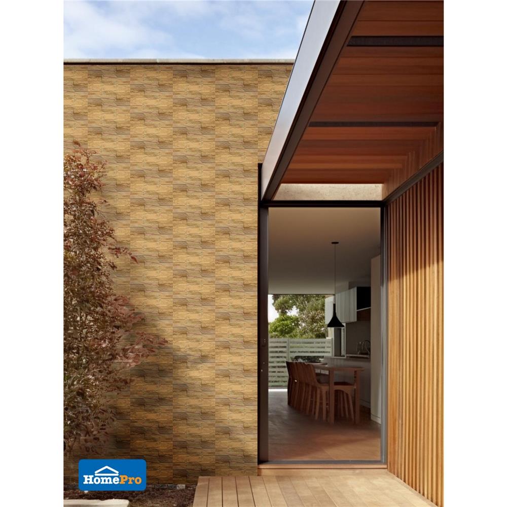 หินทราย 10x30 ซม. หินโคราช จิ๊กซอว์สีเหลืองลายเซาะร่อง