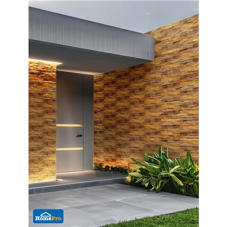 หินทราย 10x30 ซม. หินโคราช จิ๊กซอว์สีเหลืองลายเซาะร่อง_8