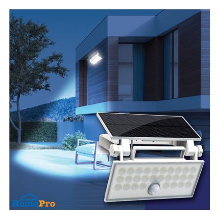 ไฟผนังภายนอก SOLAR BEC WING2-WH 25 วัตต์ DAYLIGHT สีขาว_4