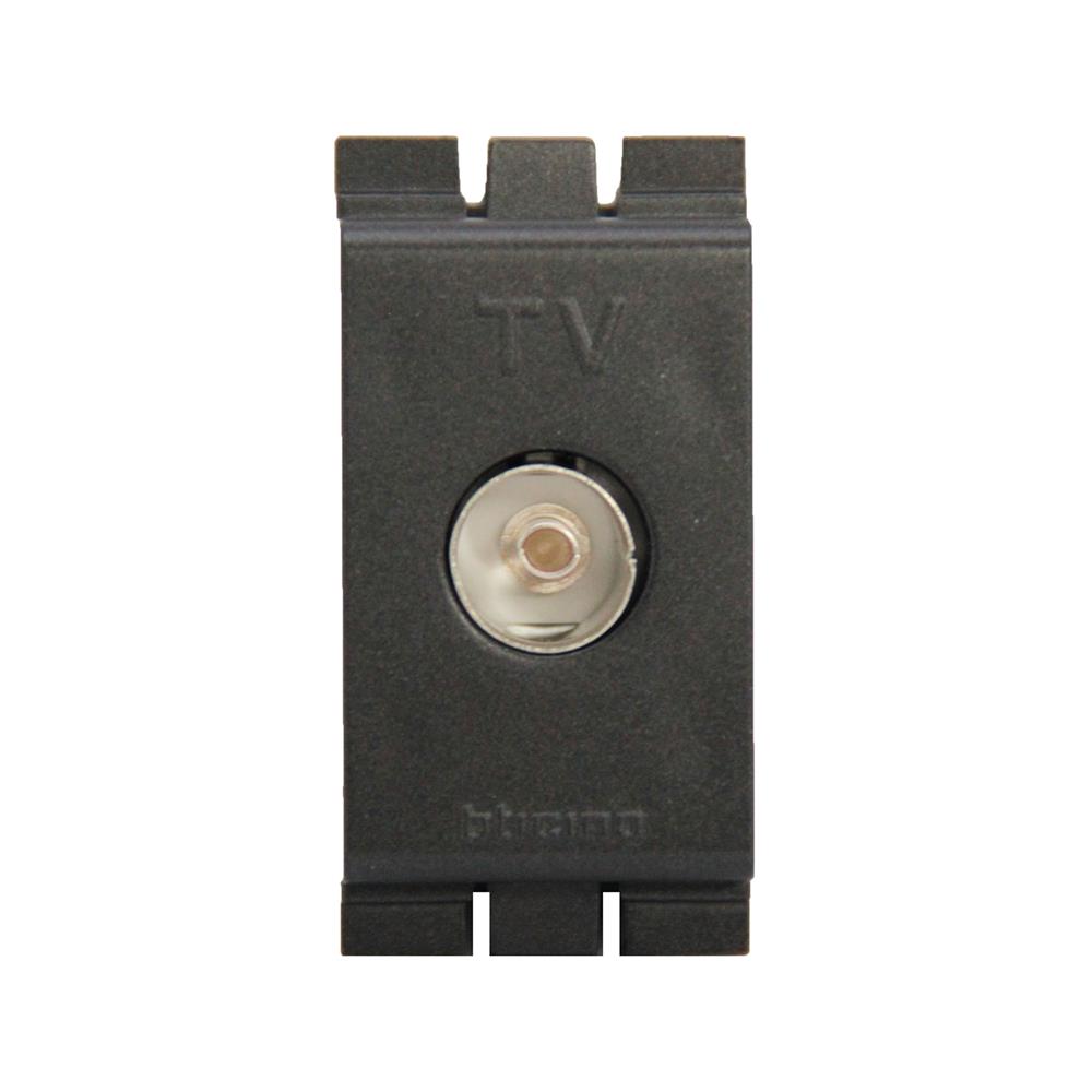 เต้ารับโทรทัศน์ BTICINO BAMBOO SAE2152DGR สีดำ