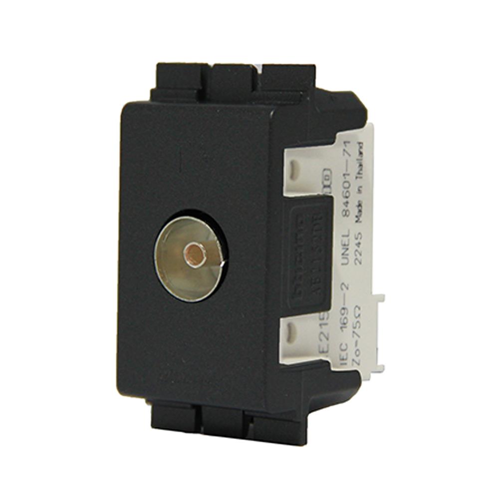 เต้ารับโทรทัศน์ BTICINO BAMBOO SAE2152DGR สีดำ