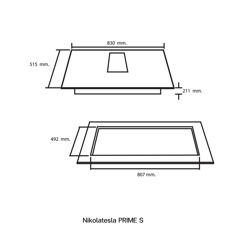 เตาฝังอินดักชั่น ELICA NIKOLATESLA PRIME S+ 83 ซม.