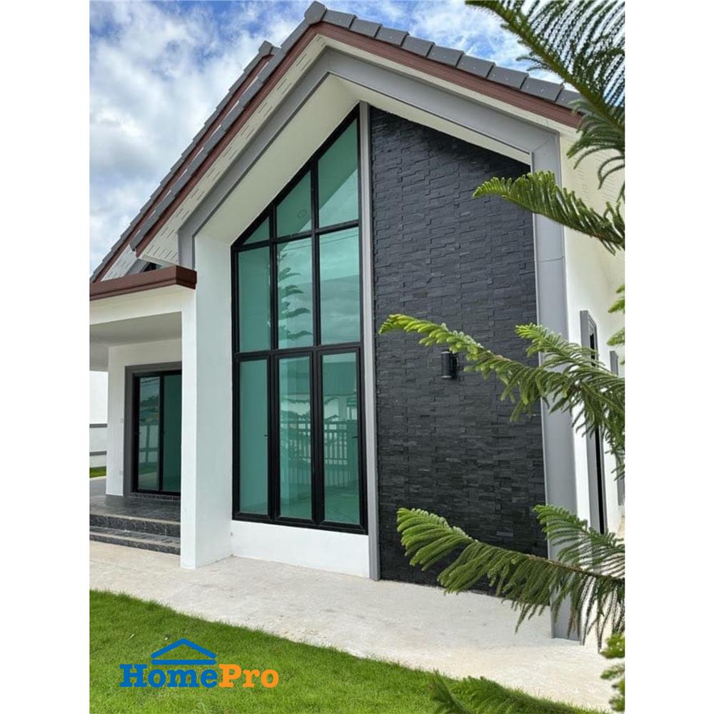 หินกาบ 10x30 ซม. หินโคราช จิ๊กซอว์สีดำแบบ 7 ชิ้น