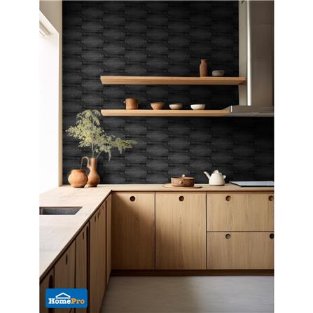 หินกาบ 10x30 ซม. หินโคราช จิ๊กซอว์สีดำแบบ 7 ชิ้น_5