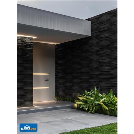 หินกาบ 10x30 ซม. หินโคราช จิ๊กซอว์สีดำแบบ 7 ชิ้น_7